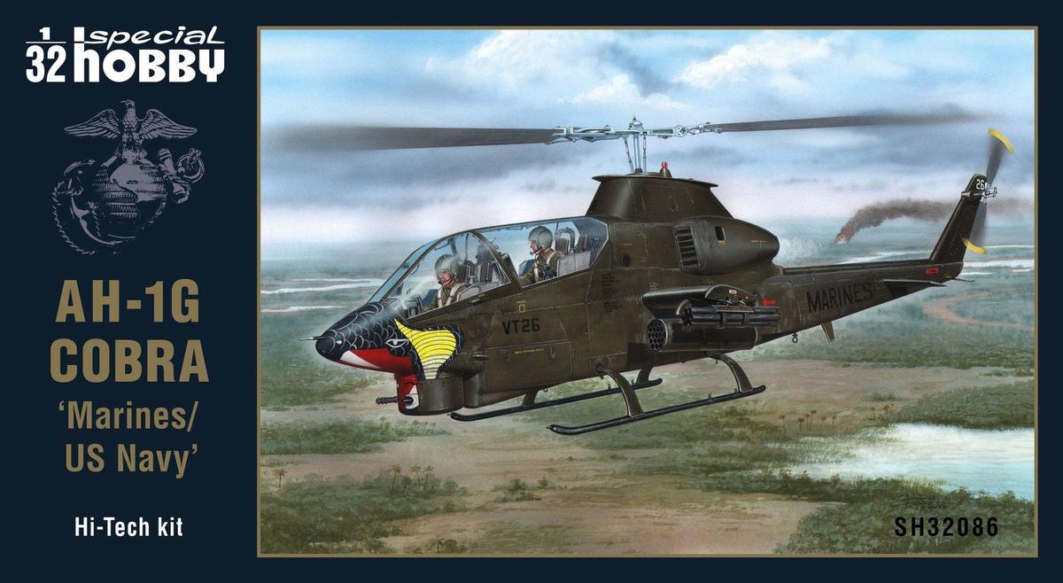 AH-1G COBRA 'MARINES/US NAVY’ HI-TECH KIT 1/32