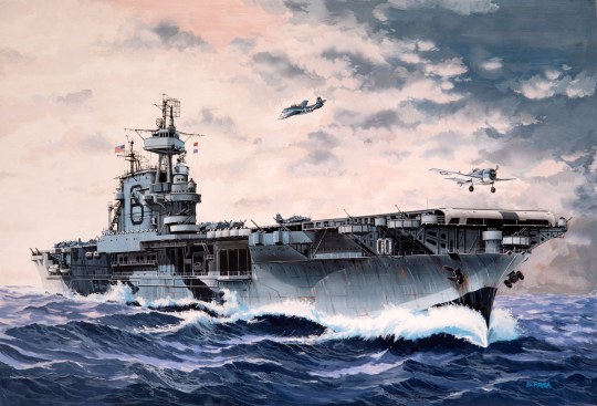 ENSEMBLE DE MODELES USS ENTERPRISE CV-6