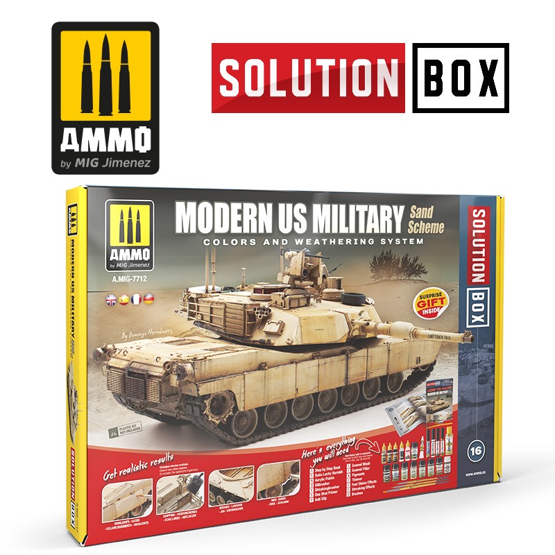 SOLUTION BOX #16 – MODERN US MILITARY SAND SCHEME